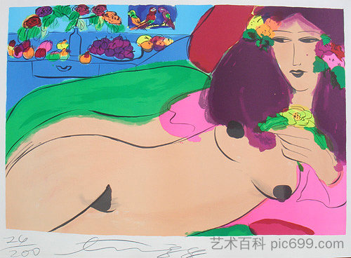 有花的女人 Women with flowers (1988)，丁雄泉