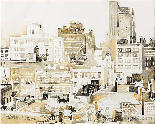 老切尔西， 纽约 Old Chelsea, New York，瓦尔特·巴蒂斯