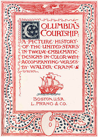 哥伦比亚的求爱 Columbia’s Courtship (1893)，沃尔特·克兰