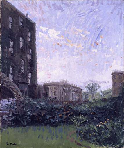 罗兰森之家 - 日落 Rowlandson House - Sunset (1910 - 1912)，华特·席格