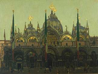圣马可， 威尼斯 St. Mark’s, Venice (c.1895 – c.1896)，华特·席格