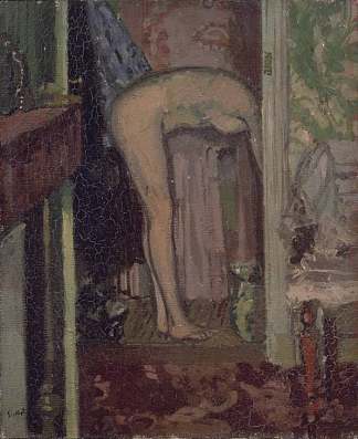 女人洗头 Woman Washing her Hair (1906)，华特·席格