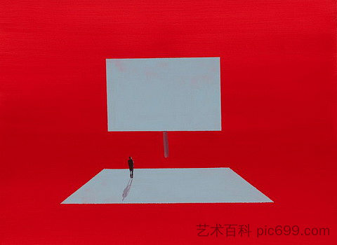 无题（红色） Untitled (Red) (2009)，万达买