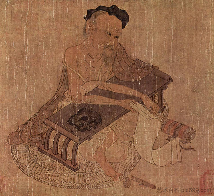 傅盛画像 Portrait of Fu Sheng，王维