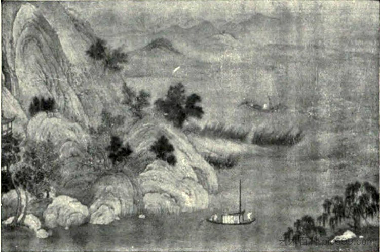 王玄现场 Scene on the Wang Ch‘uan，王维