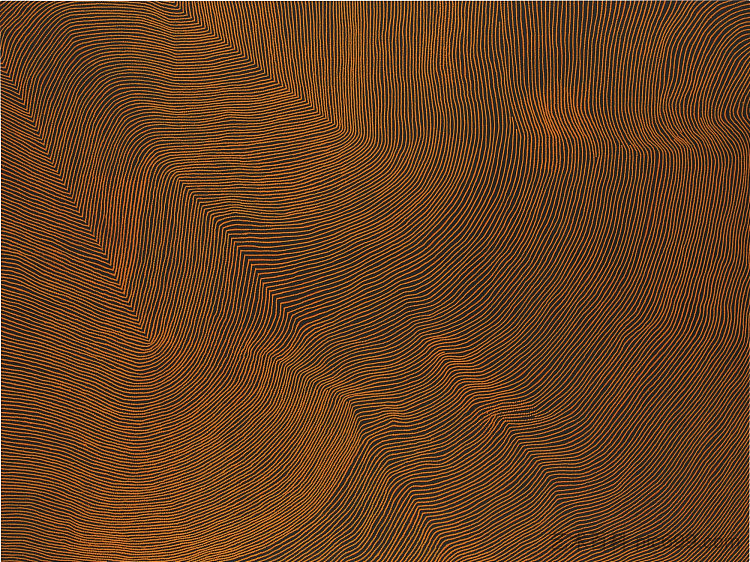 无题 Untitled (2007),Warlimpirrnga Tjapaltjarri