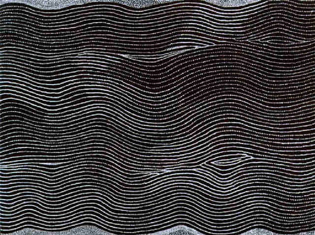 无题（卡纳皮利亚） Untitled (Kanapilya) (1999)，Warlimpirrnga Tjapaltjarri