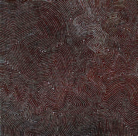 无题（琼图普尔） Untitled (Tjuntulpul) (1999)，Warlimpirrnga Tjapaltjarri