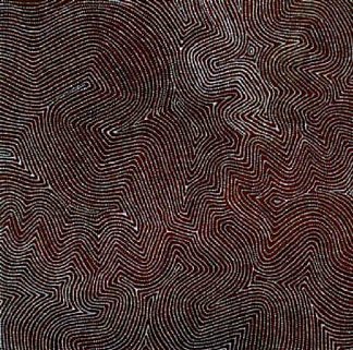 无题（琼图普尔） Untitled (Tjuntulpul) (1999)，Warlimpirrnga Tjapaltjarri