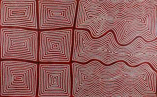 无题 （WAT2885） Untitled (WAT2885)，Warlimpirrnga Tjapaltjarri