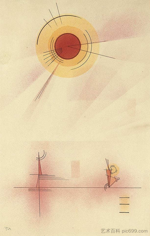 辐射 Strahlen (1929),瓦西里·康定斯基