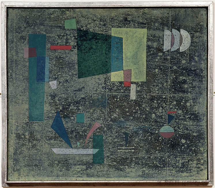 流通减慢 Circulation slowed (1931),瓦西里·康定斯基