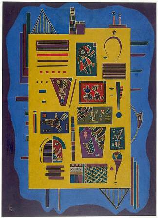 砾岩 Conglomerat (1943; Paris,France                     )，瓦西里·康定斯基