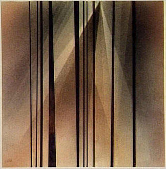 路口 Crossing (1928; Alten / Dessau-alten,Germany                     )，瓦西里·康定斯基