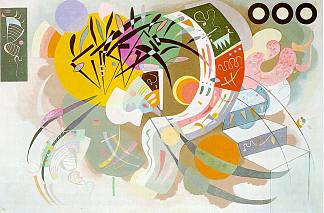 显性曲线 Dominant curve (1936; Paris,France                     )，瓦西里·康定斯基