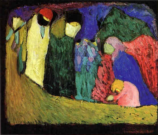 遇到 Encounter (1908; Germany ),瓦西里·康定斯基