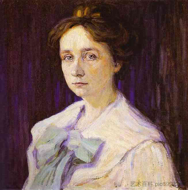 加布里埃尔·蒙特 Gabriele Munter (1905; Munich / Monaco,Germany ),瓦西里·康定斯基