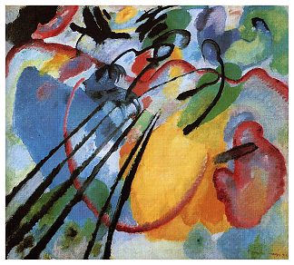 即兴创作 26 （划船） Improvisation 26 (Rowing) (1912; Munich / Monaco,Germany                     )，瓦西里·康定斯基