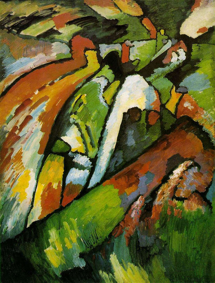 即兴创作 7 Improvisation 7 (1910; Munich / Monaco,Germany ),瓦西里·康定斯基