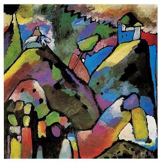 即兴创作 9 Improvisation 9 (1910; Germany                     )，瓦西里·康定斯基
