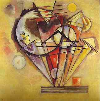 关于要点 On the points (1928; Alten / Dessau-alten,Germany                     )，瓦西里·康定斯基