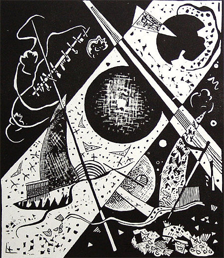 小世界VI Small Worlds VI (1922; Germany  )，瓦西里·康定斯基