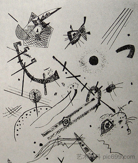 小世界十一 Small Worlds XI (1922; Germany ),瓦西里·康定斯基