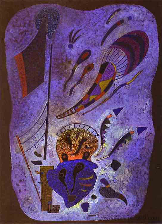 黄昏 Twilight (1943; Paris,France ),瓦西里·康定斯基