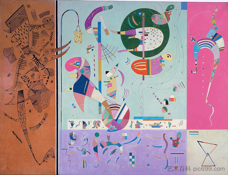 各种零件 Various Parts (1940),瓦西里·康定斯基