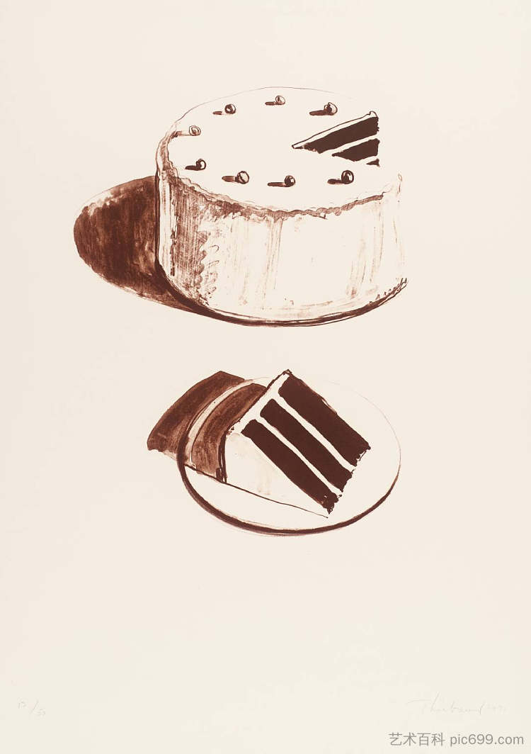 巧克力蛋糕 Chocolate Cake (1971)，伟恩·第伯