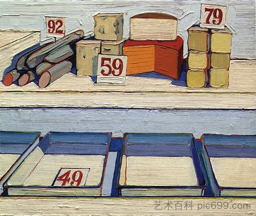 熟食柜台 Delicatessen Counter (1962)，伟恩·第伯