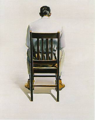 男人坐 – 后视图 Man Sitting – Back View (1964)，伟恩·第伯