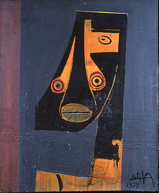 立体主义面孔 Cubist Face (1939)，林飞龙