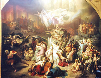 提多对耶路撒冷的毁灭 The Destruction of Jerusalem by Titus (1846)，威廉·冯·考尔巴赫