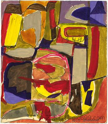 无题 Untitled (c.1957; United States ),威尔巴尼特