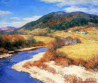 印度之夏，佛蒙特州 Indian Summer, Vermont (1922)，乌伊拉德·梅特卡夫