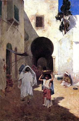 街景丹吉尔 Street Scene Tangiers (1887)，乌伊拉德·梅特卡夫