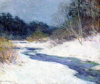 解冻溪 Thawing Brook (1921)，乌伊拉德·梅特卡夫