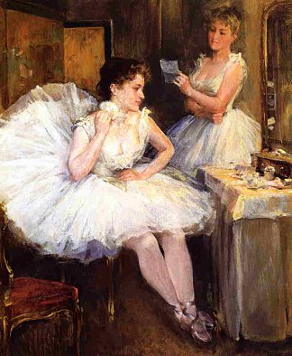 芭蕾舞演员又名更衣室 The Ballet Dancers aka The Dressing Room (1885)，乌伊拉德·梅特卡夫