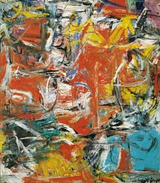 组成 Composition (1955)，威廉·德·库宁