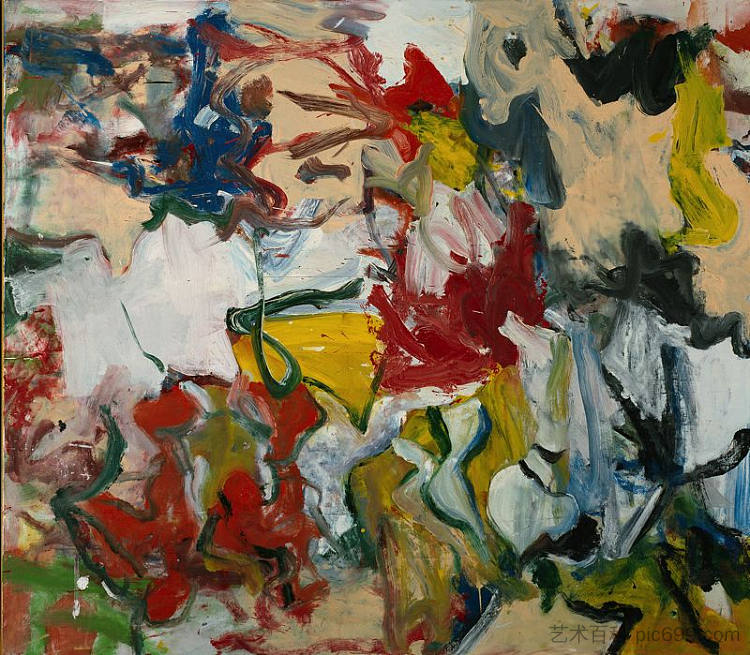 无题十一 Untitled XI (1975)，威廉·德·库宁