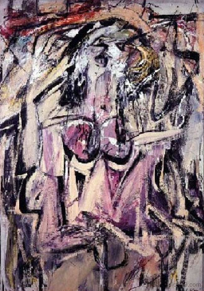 女人 Woman (1949 - 1950)，威廉·德·库宁