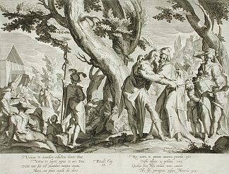 摩西和叶忒罗的相遇 Meeting of Moses and Jethro (1607)，斯瓦嫩堡的威廉