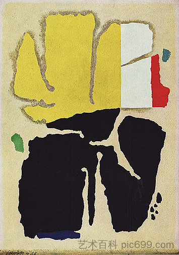 阿鲁与黄色 Aru with Yellow (1955)，维利·鲍迈斯特