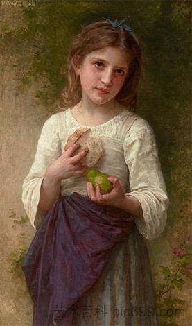 节俭餐 The Frugal Meal (1898),威廉·阿道夫·布格罗