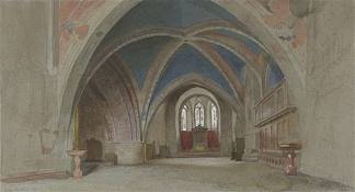 教堂内部 Church interior (1831)，威廉·阿道夫·布格罗