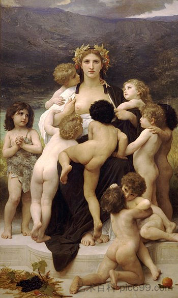 阿尔玛帕伦斯 Alma Parens (1883),威廉·阿道夫·布格罗