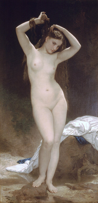 沐浴者 Baigneuse (1870)，威廉·阿道夫·布格罗