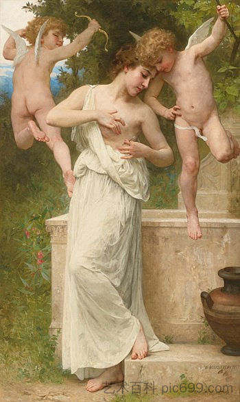 爱茉莉的伤势 Blessures D'Amore (1897)，威廉·阿道夫·布格罗