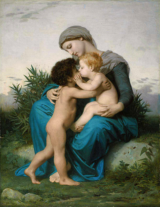 兄弟之爱 Fraternal Love (c.1851)，威廉·阿道夫·布格罗
